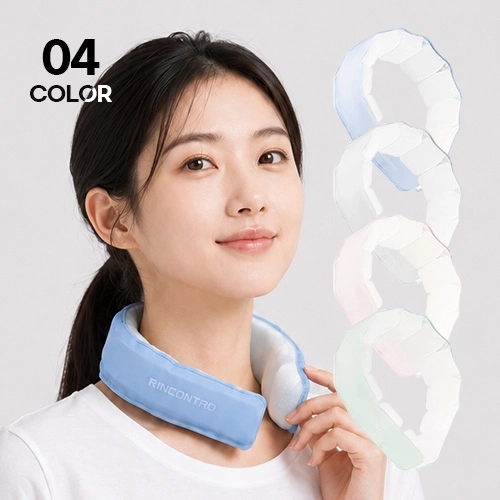 여름용 18도 내장형 와이드 넥쿨러 쿨링밴드 아이스 스카프 // 국내산