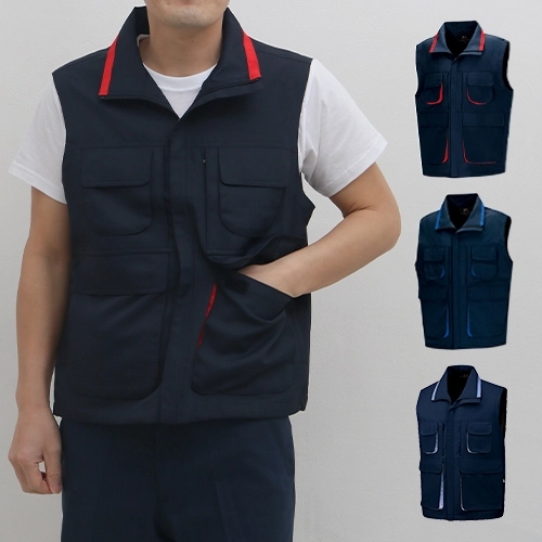 고급 오피스 조끼 L-3XL, 남자 여자 조끼