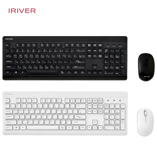 아이리버 저소음 무선 베이직 콤보 마우스 키보드 세트, Eqwear Wireless 베이직 무선 키보드 마우스 세트