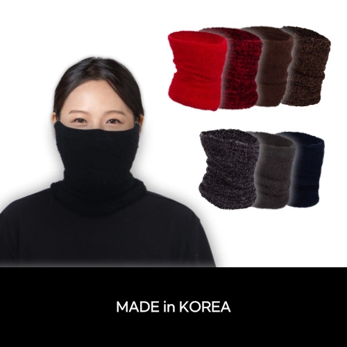 남성 여성 소프트 더블웜 넥워머