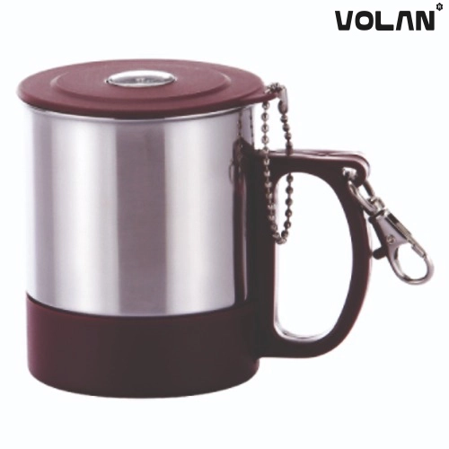 [볼란] 스텐 등산컵 (나침반) 230ml