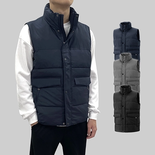 남성 여성 필굿 더블웜 패딩 조끼 M-4XL