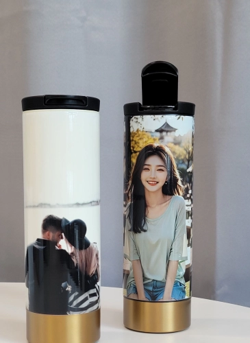 루미노 S5 풀컬러 이중 보온보냉 텀블러 500ml 사진인쇄 텀블러