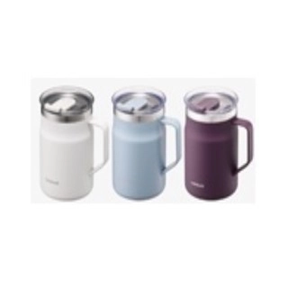 메트로 보온보냉 머그컵 475ml 콘크리트 화이트, 블루, 퍼플