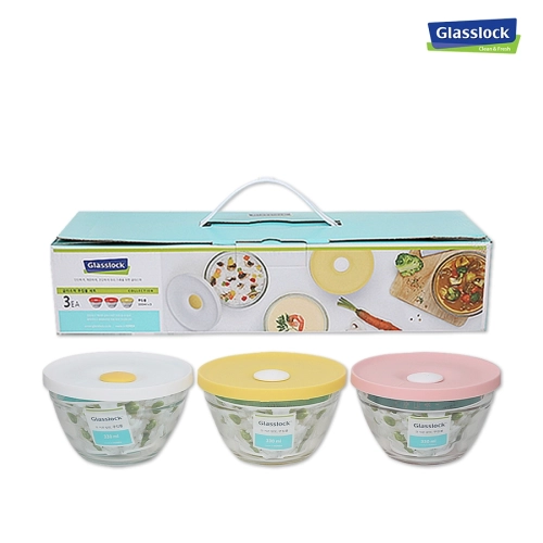 글라스락 쿠킹볼 3조 330ml 3P