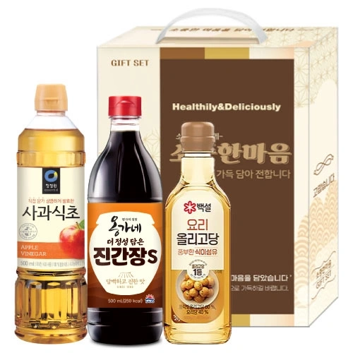 소중한마음 3p 5호(사과식초+진간장+올리고당)