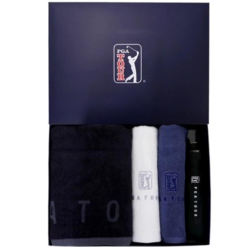 PGA 3단 수동 엠보 우산 + 죽사 바스 + 150g 타올 2P 소