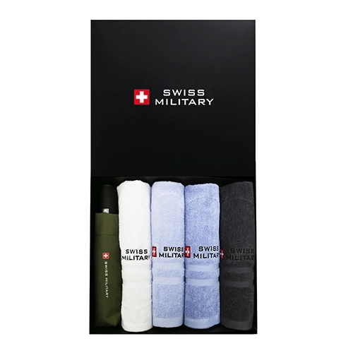 SM 3단 7K 완전자동 무지 우산 + 140g 타올 4P (미니)