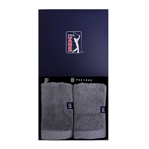 PGA 3단 수동 리플렉티브 우산 + 260g 면사 타올 2P세트 ( 미니 )