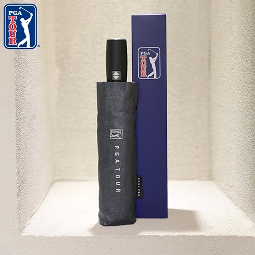 PGA 3단 7K 완전자동 블랙 메탈 우산