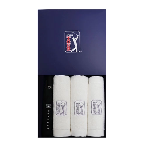 PGA 3단 7K 완전자동 무지 우산 + 170g면사 3P 타올세트 ( 미니 )