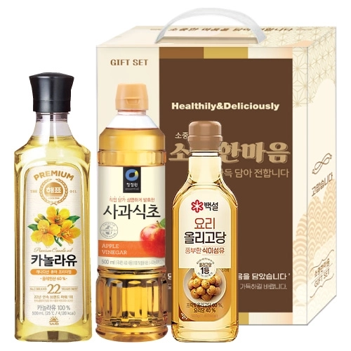 소중한마음 3p 6호(카놀라유+사과식초+올리고당)