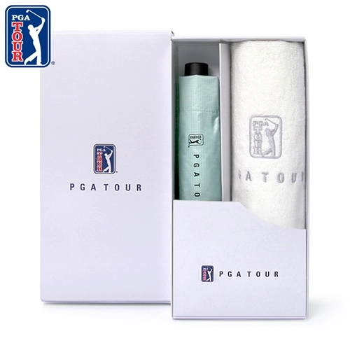 PGA 3단수동 카본 립스탑 암막 우양산+150g 면사타올 세트