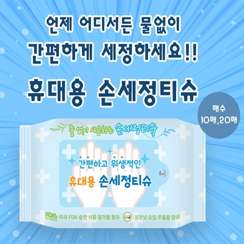 손세정 티슈 (10매)