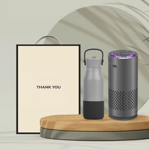 시즈넬 선물세트 공기청정기+ [바젤] 핸들 스트로우 텀블러660ml