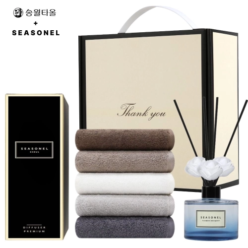 시즈넬 호텔 선물세트 디퓨저 120ml+노블레스 150g