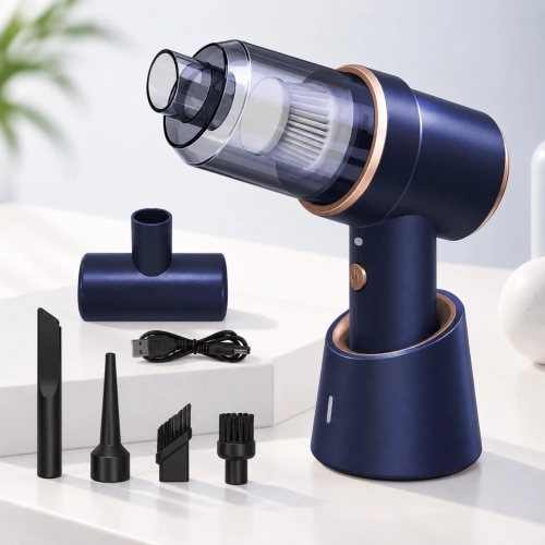 파인큐브 생활용 무선청소기+에어건 5종 노즐 Air-Gun