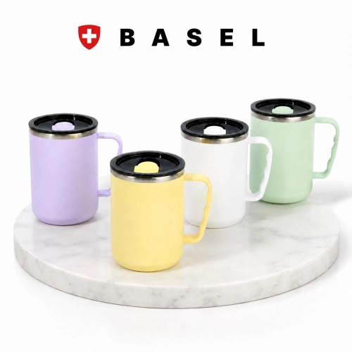 바젤 파스텔 데일리 스텐 머그 이중구조 450ml