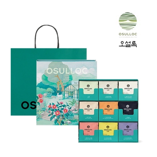 [오설록] 차의 정원 9종 3입 총27입(선물포장+쇼핑백)