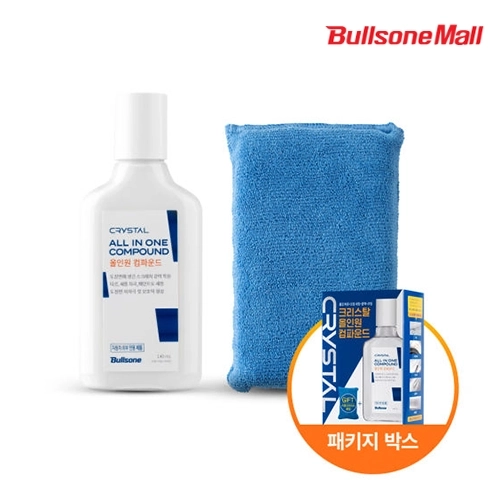 [불스원] 뉴 크리스탈 올인원 컴파운드 흠집 광택복원 140ml